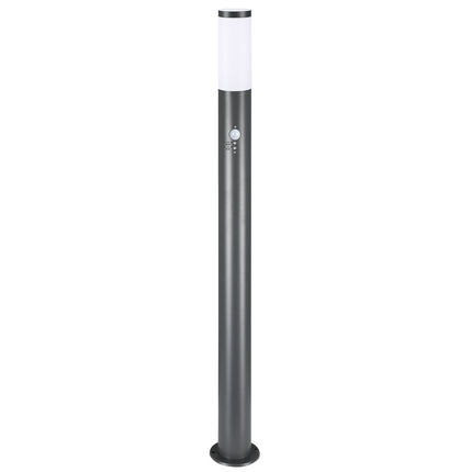 Post Light Ivy Stainless Steel anthracite with Motion Sensor