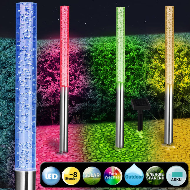 Solar Light 4Pcs Multicoloured 48cm