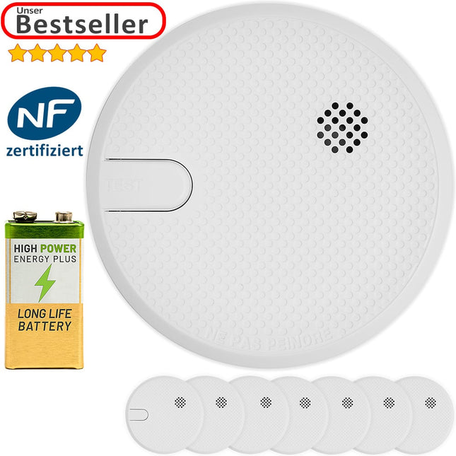 7x Smoke Detector Batteries included