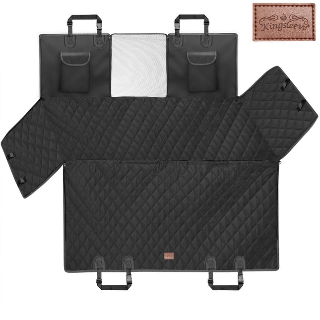 Car Seat Cover Black 147x137cm Waterproof