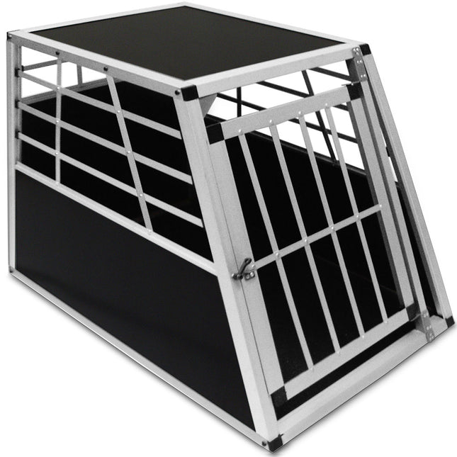 Aluminum Dog Transport Box Car Kennel
