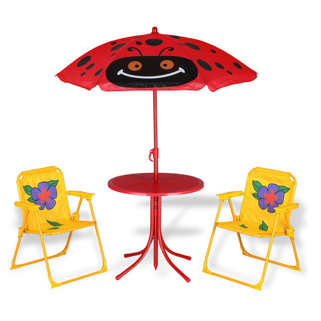Children Table & Chair Set Beetle  with Parasol
