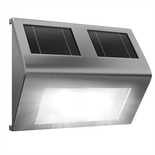 LED Solar Wall Light Stainless Steel